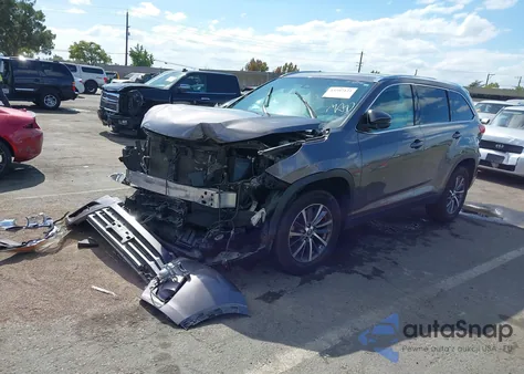 2019 Toyota Highlander Xle from USA, damaged, VIN 5TDKZRFH9KS560471